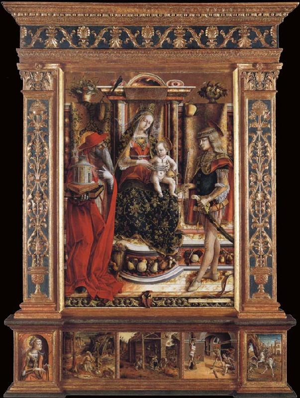 Carlo Crivelli La Madonna della Rondine oil painting picture